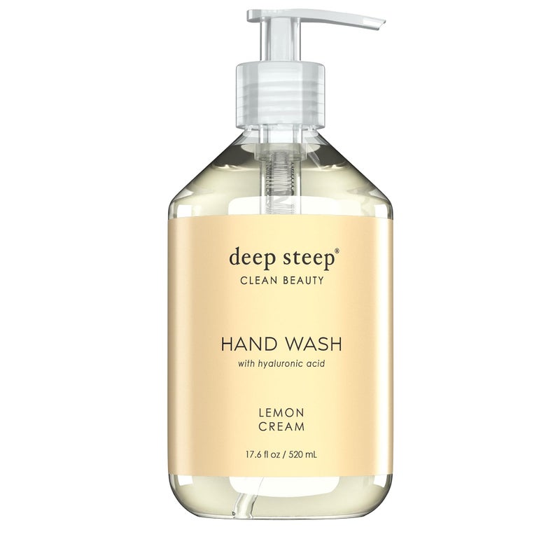 Deep Steep Liquid Hand Wash, 17.6 Ounces (Lemon Cream) - Image 1