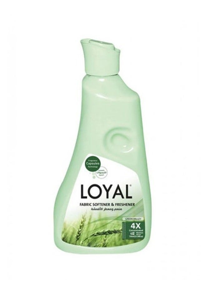 loyal Fabric Softener Freshener Concentrated Green Valley 1500ml - Image 1