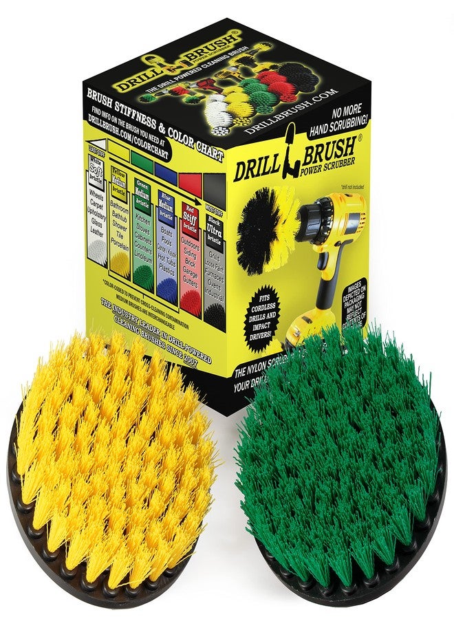 Drillbrush Bathroom Accessories - Power Scrubber Bathroom and Kitchen Brush Set - Cleaning Supplies - Drill Brush- Bath Mat - Shower Cleaner - Soap Scum, Mineral Deposits, Calcium, Hard Water, Rust Stains - Image 1