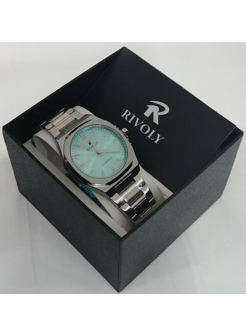 ريفولي ساعة ريفولي الرجالية، أناقة وجودة عالية، إصدار جديد، ستانلس ستيل