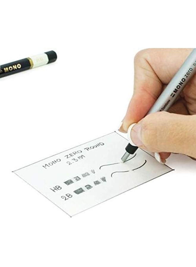 Tombow 57315 Mono Zero Eraser Value Pack Round 2.3 Mm. Precision Tip Eraser With Refills - Image 2