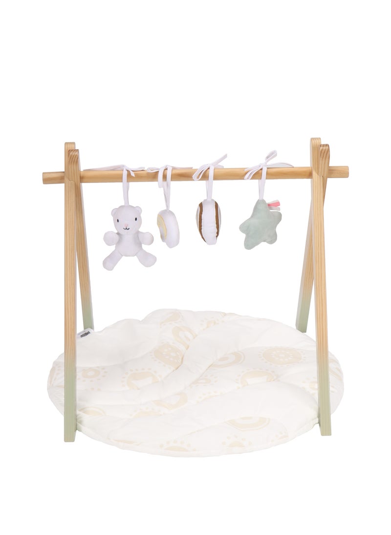 FUN MOMENT Wooden Baby Play Mat  - Image 2