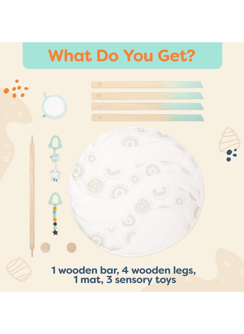 FUN MOMENT Wooden Baby Play Mat  - Image 4