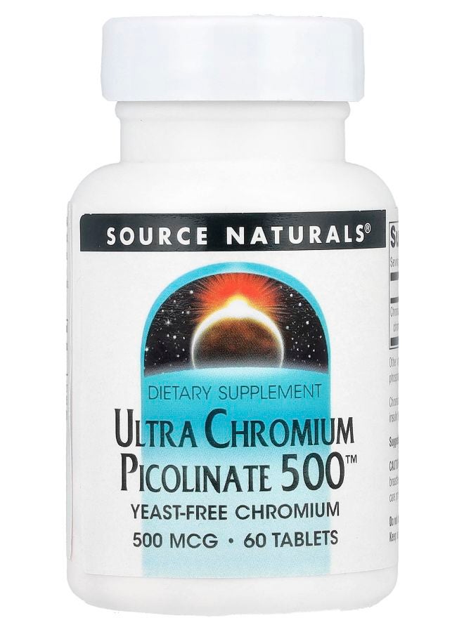 Ultra Chromium Picolinate 500™ 500 mcg 60 Tablets