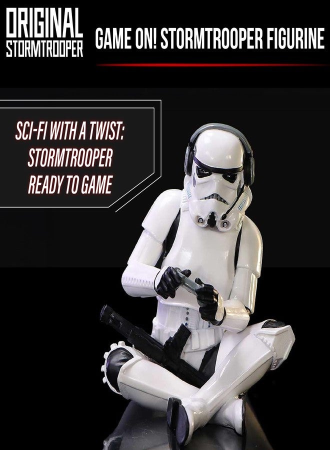 Nemesis Now Stormtrooper Game On! Figurine, Officially Licensed Star Wars Collectible, Gaming and Sci-Fi Decor for Fans - Image 2