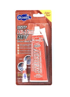 Bossil Bossil Silicone Gasket Maker Red RTV Hi-Temp 