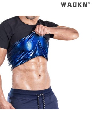 Mens Sauna Vest Tank Top Fitness Body Shaper Slimming Vest Slimming Shapewear Compression Waist Trainer Body Top Shapewear Slimming T-Shirt Short Sleeve Workout Accessories Suit Sauna - pzsku/Z6B27DF6527930840516EZ/45/1748585198/5fa2d196-54ec-4000-8edb-da19a1338a73