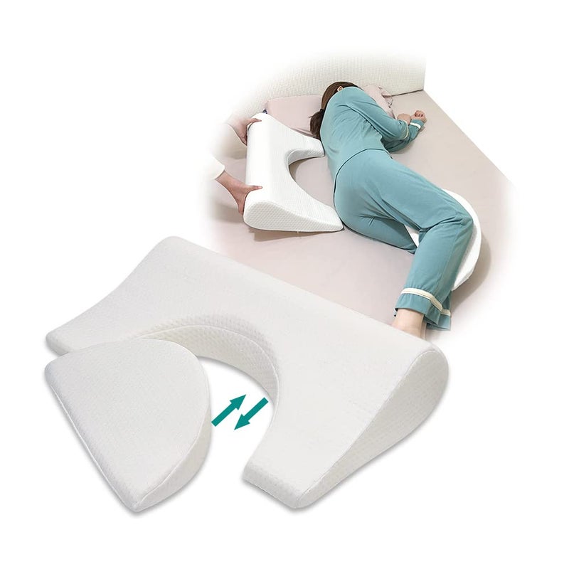KAAMOS Bedsore Turning Wedge Pillow for Bed Sores Positioning Wedges Medical Pillows for Side Sleeping Pressure Ulcer Cushion Incline Foam Wedge for After Surgery Bedridden Elderly (23.6" Long) - Image 1