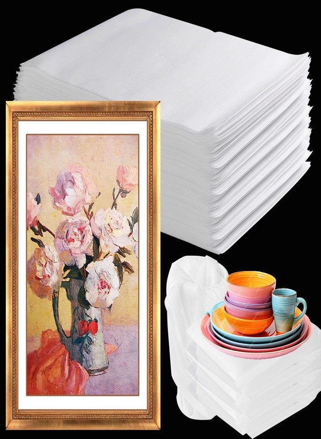 Evadow 16”x24” 50Pack Foam Pouches, Large Moving Supplies for Packing Dishes Artwork, 0.5MM Thick Cushion Foam Bags for Storing Shipping Breakables, fragile Padding Material Sleeves for Fragile Plates China - Image 1