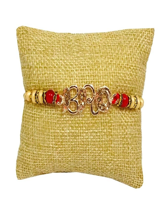 Evisha 2 Golden Swastik Bro Rakhi For Brother | Rakhi Combo 107-109 | rakhi || rakhi set || rakhi for brother || rakhi for brother and bhabhi || rakhi combo || bhaiya bhabhi rakhi || rakhi gifts - Image 5