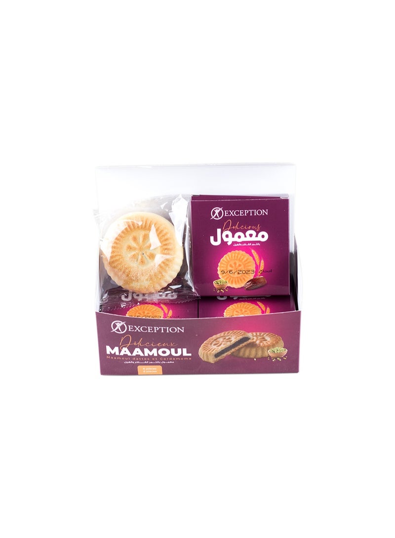 حلواني إكسبشن  2 علبه معمول تمر بالهيل 65 جم * 6 قطع - Image 4