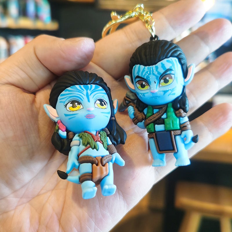 Avatar Keychain Cartoon Cute Gift Christmas New Year Claw Machine Pendant Zhangjiajie - Image 3