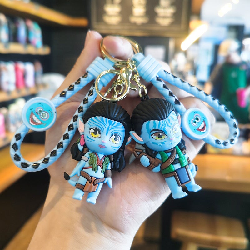 Avatar Keychain Cartoon Cute Gift Christmas New Year Claw Machine Pendant Zhangjiajie - Image 4