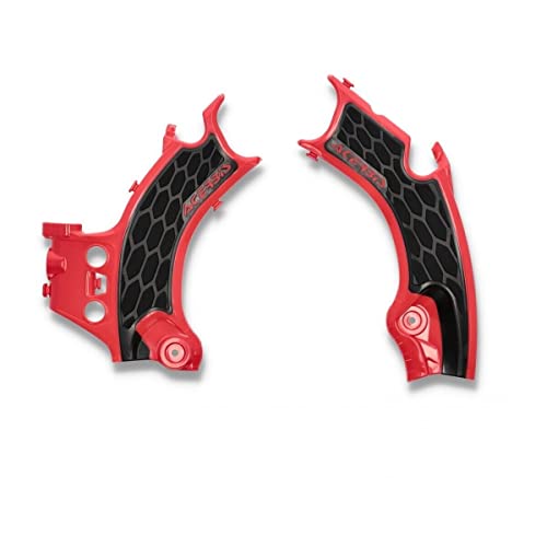Acerbis X-Grip Frame Guard (RED/BLACK) For 21-23 HONDA CRF450R - Image 1
