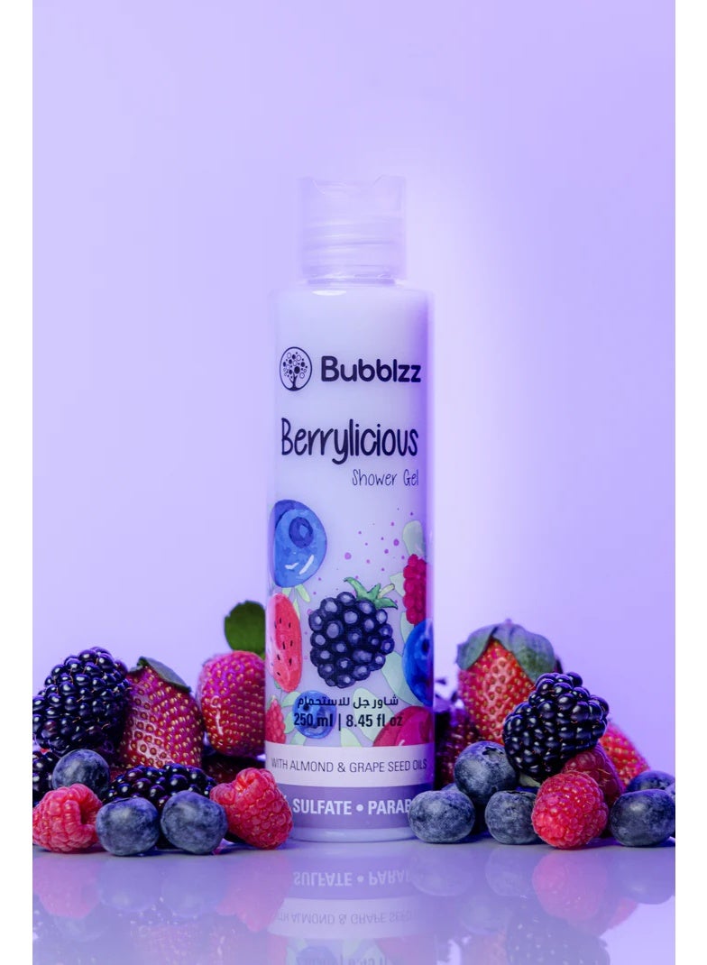 Bubblzz Berrylicious Shower Gel - 250 ml - Image 2