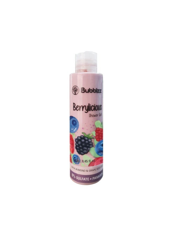 Bubblzz Berrylicious Shower Gel - 250 ml - Image 1