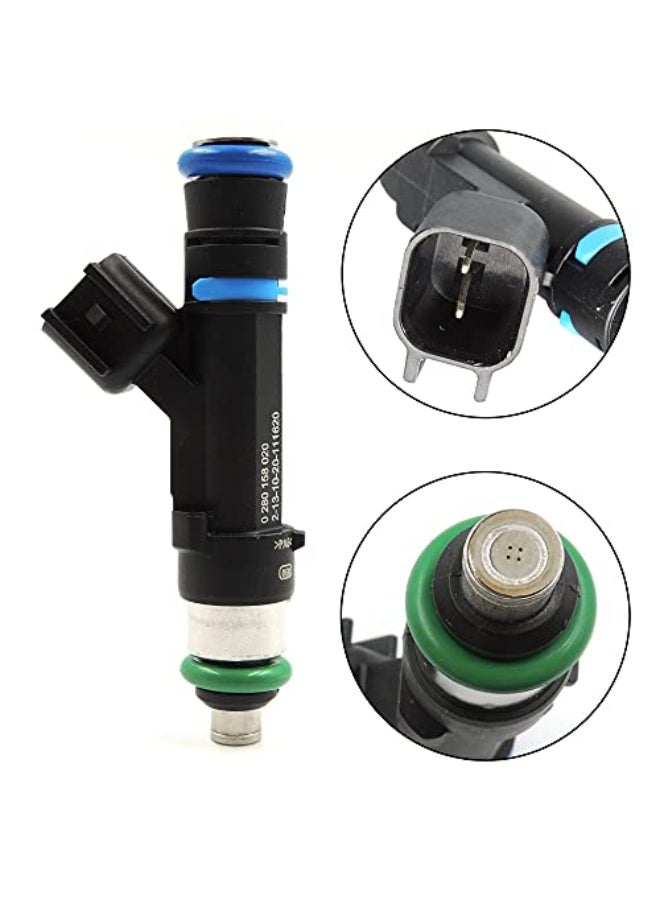 6-piece fuel injector, model 0280158020 from hi sport, compatible with dakota mitsubishi liberty jeep dodge 3.7 litre - Image 2