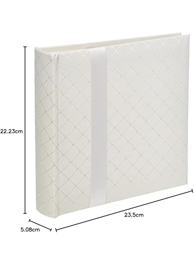 The Bros Da200Fdr Fabric Diamond Ribbon Wedding Holds 200 4X6" s, 2 Per Page Color May Vary - Image 3