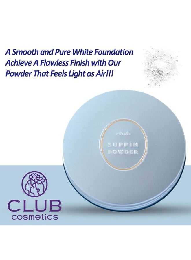 Club Setting Powder for a Natural Matte Finish, Lightweight Face Powder with Skin-Smoothing Amino Acid Formula Pressed Powder, Innocent Floral, 0.87 Fl Oz(26g) - Image 2