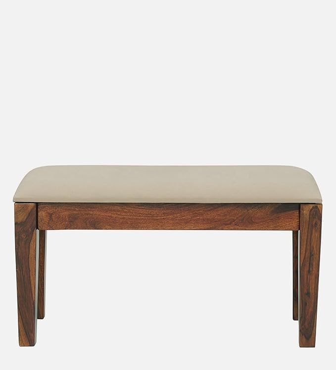 Streema Art Streema art Furniture Solid Wooden sheesham Dining Bench for Dining Room Living Room Wooden Bench for Seating 2 Person Wooden Bench Home Furniture Teak Finish  - Image 3