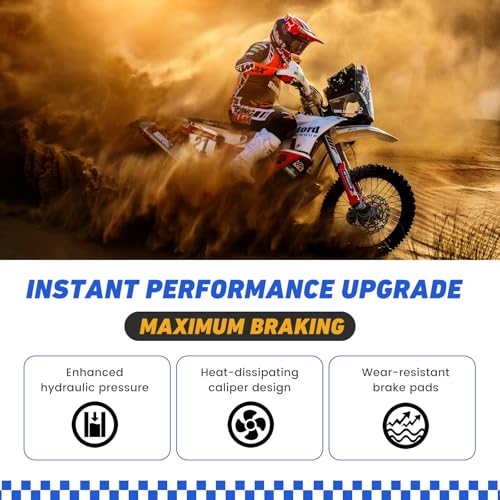 semkalo Upgraded Left Rear Brake Assembly, Fit for Surron Ultra Bee Electric Dirt Bike - Replacement for Sur-Ron Ultrabee Brake Master Caliper Lever Kit, Upgrade Better Braking Performance - Image 5