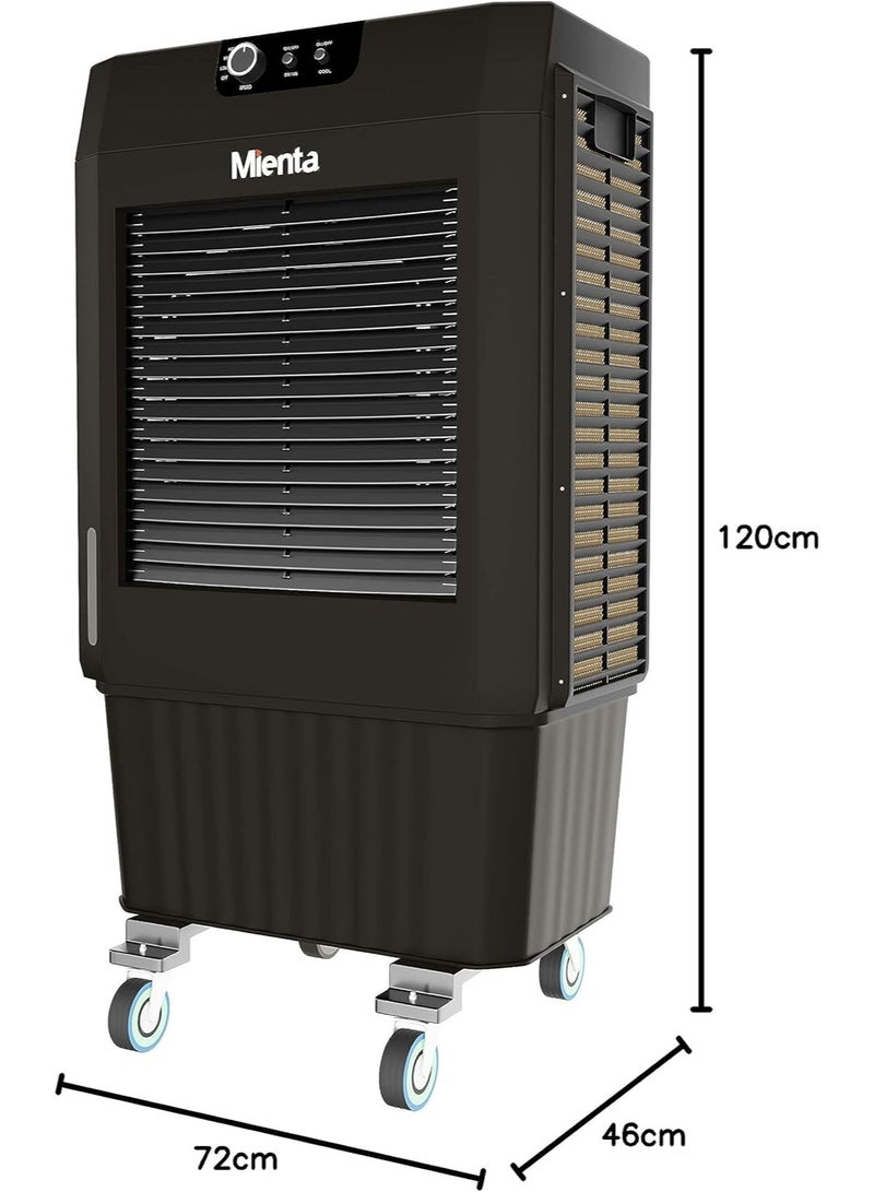 Mienta Minta Air Cooler - 3 Speeds, 2 Water Tanks with a Total Capacity of 85 Liters, Black Color AC49138A - Image 3