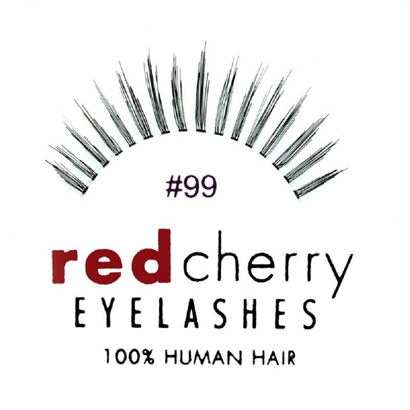 Red Cherry Eyelashes 99 6 Pc Pack