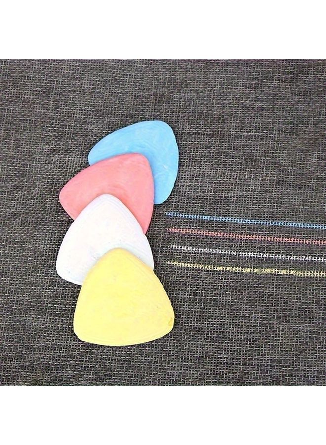 10pcs Multi Color Triangular Erasable Chalk Pencils For Sewing Embroidery Makeup - Image 1