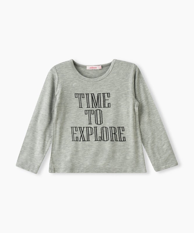 JELLIENE GIRLS TOP MAKE YOUR LITTLE ONE LOOK EXTRA ADORABLE WITH THIS GRAPHIC - Image 1