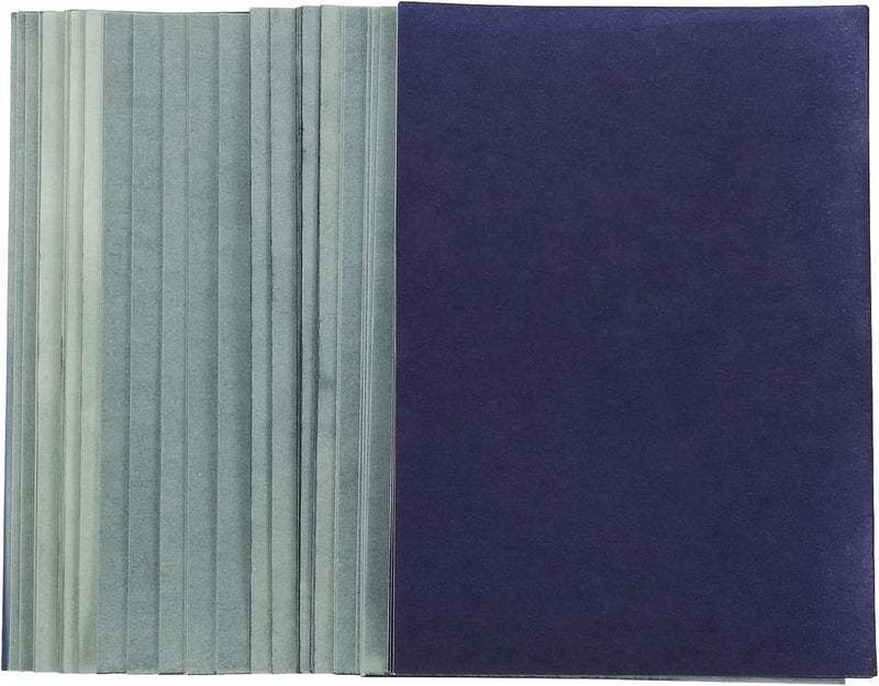 SEWACC 50pcs Cyanotype Papers Sun Print High Sensitive Printing Decorative Paper for Arts Crafts DIY Project - Image 1