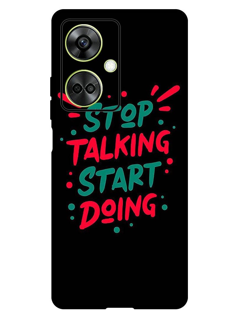 Theodor Protective Case Anti Scratch Shock Proof Bumper Cover For OnePlus Nord CE 3 Stop Talking - Image 1