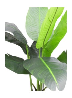 BABAZAM Oval Planter Artificial Plant Green, Home/Office Decoration  - Image 2