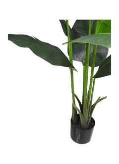 BABAZAM Oval Planter Artificial Plant Green, Home/Office Decoration  - Image 3