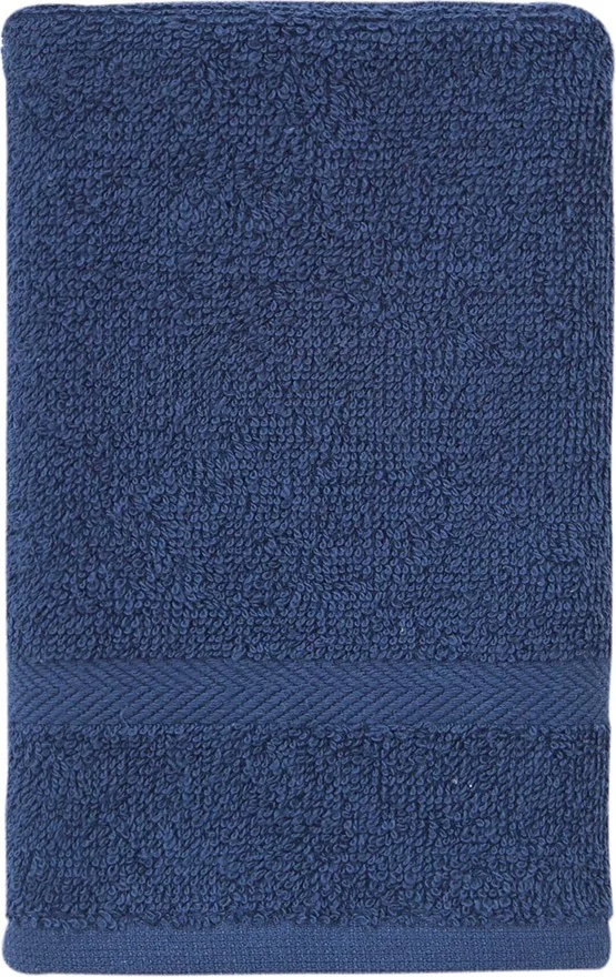 Efabrika Leora Cotton 6 Piece 30X30 Hand/Guest Towel Set - Navy Blue