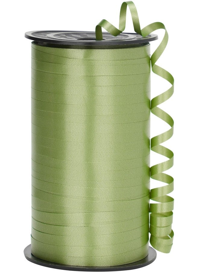 OMISELIO Green Ribbon, 500 Yard Sage Green Curling Ribbon, Curling Ribbon for Gift Wrapping, Curly Ribbon, Balloon String, Balloon Ribbon, Gift Ribbon for Christmas, St Patrick's Day, Graduation - Image 1