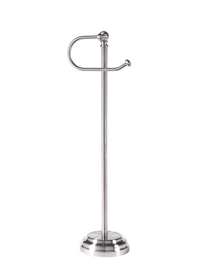 SunnyPoint Classic Bathroom Free Standing Toilet Tissue Paper Roll Holder Stand - Image 3