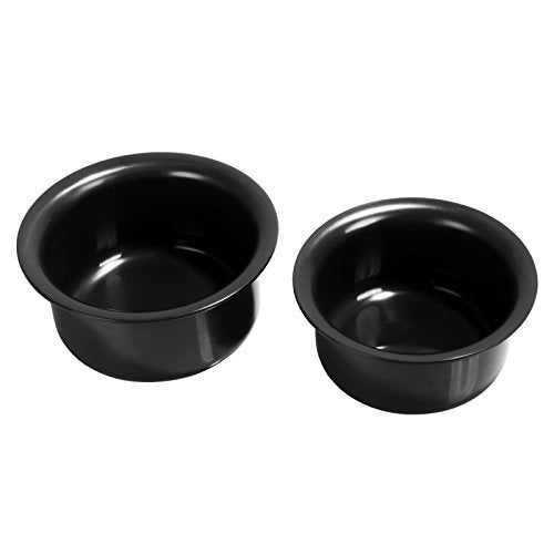 Sumeet 3mm Hard Aluminium Anodized Nonstick Tope (Pot) set of 2pc (No.9 - No. 10) (500Ml - 1Ltr.) | Black - Image 2