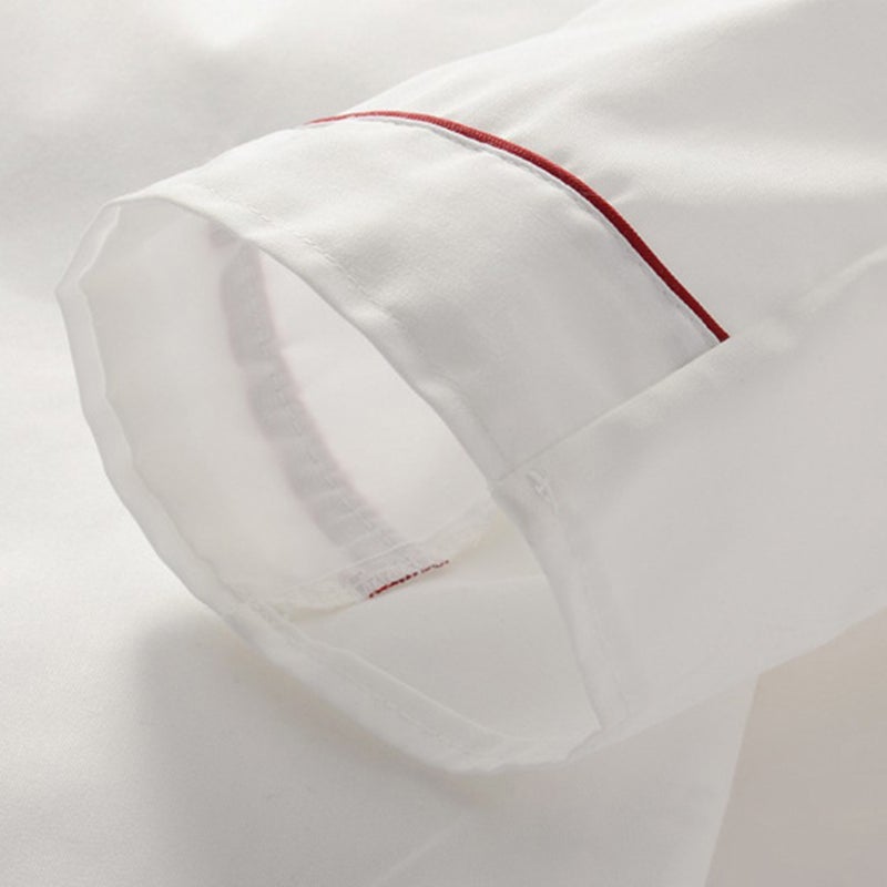 👕 زي صيفي بتصميم موحد بأكمام قصيرة للمطاعم والمخابز والمطابخ بحجم XXL أبيض - Image 5