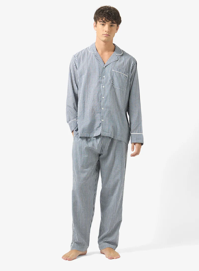 Robert Wood Check Pyjama Set