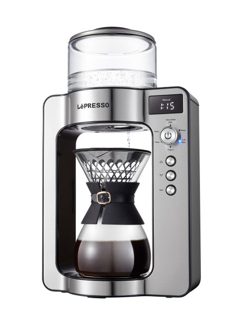 Artisan Brew Coffee Maker / Automatic Pour Over Brewing / Rotating Drip /Automatic Descaling Coffee Machine / Golden Cup Standard / Integrated Scale / 650ML Artisan Glass Carafe - Black