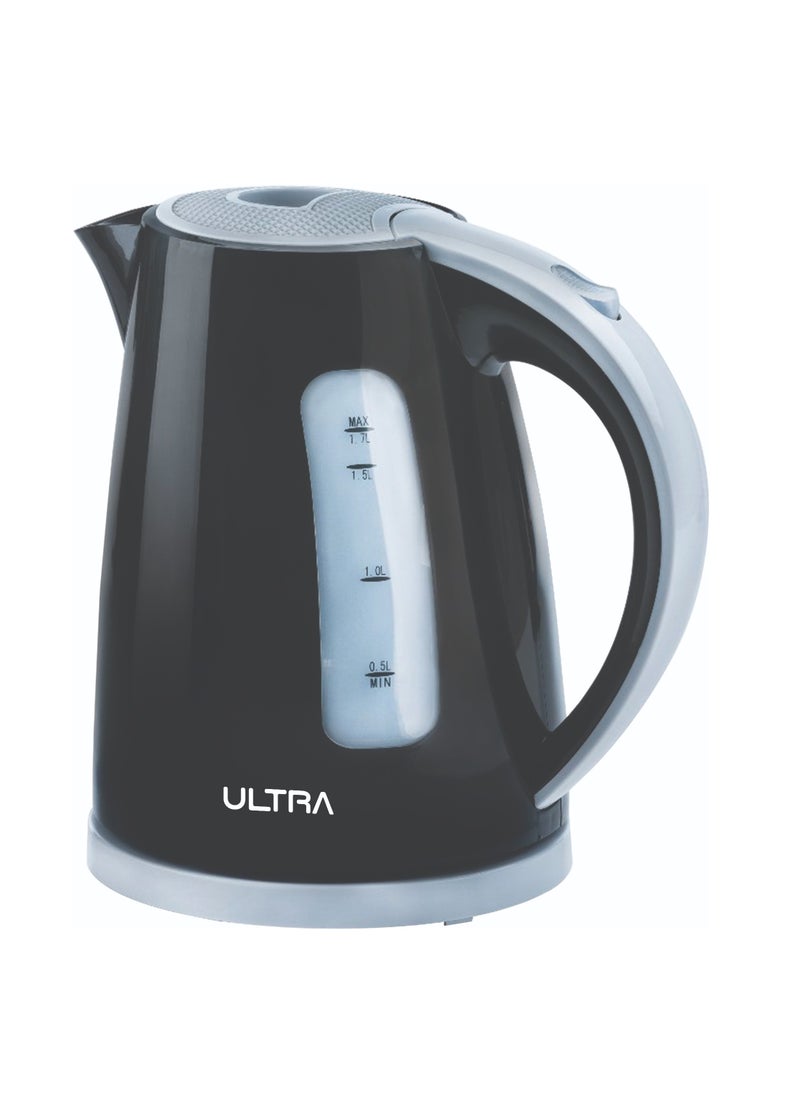 Ultra Ultra Electric Kettle, 1.7 Liters, 2000 Watt, Black and Grey - UKP20KE1 