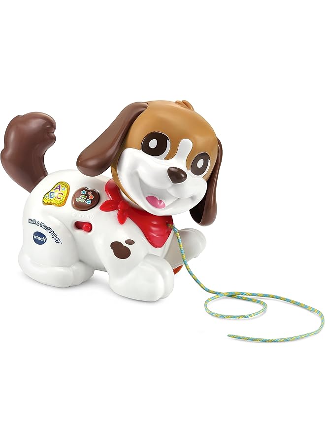 vtech Walk And Wiggle Pup Interactive Baby Toy With Lights And Music Gift For Infants 6 9 12 Months Plus English Version - Image 1