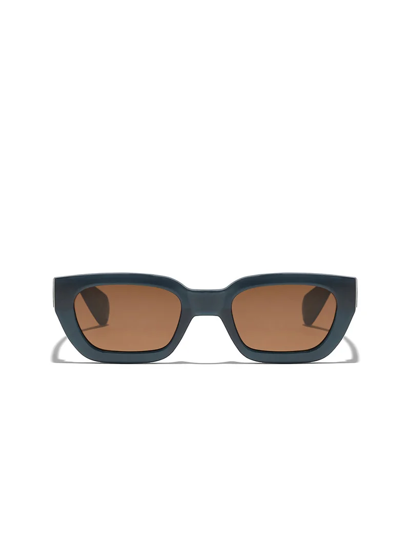 بلاك أوت Indaco,Women Sunglasses, Square Sunglasses, UV Protection: UV400 (Blue,Brown)