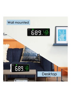 Y&D Smart WiFi CO2 Detector, 11'' LED Display Monitor Air Quality for Carbon Dioxide, Humidity, Temperature, App Control Tester with Alarm Home, Office, Grow Tents, etc.  - Image 5