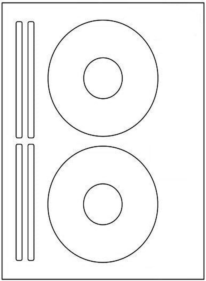 CD/DVD Labels BESTeck Brand. Compatible 5931 Size Laser and Ink Jet Compatible Bright White Matte Finish. (200 Sheets/400 Lables)