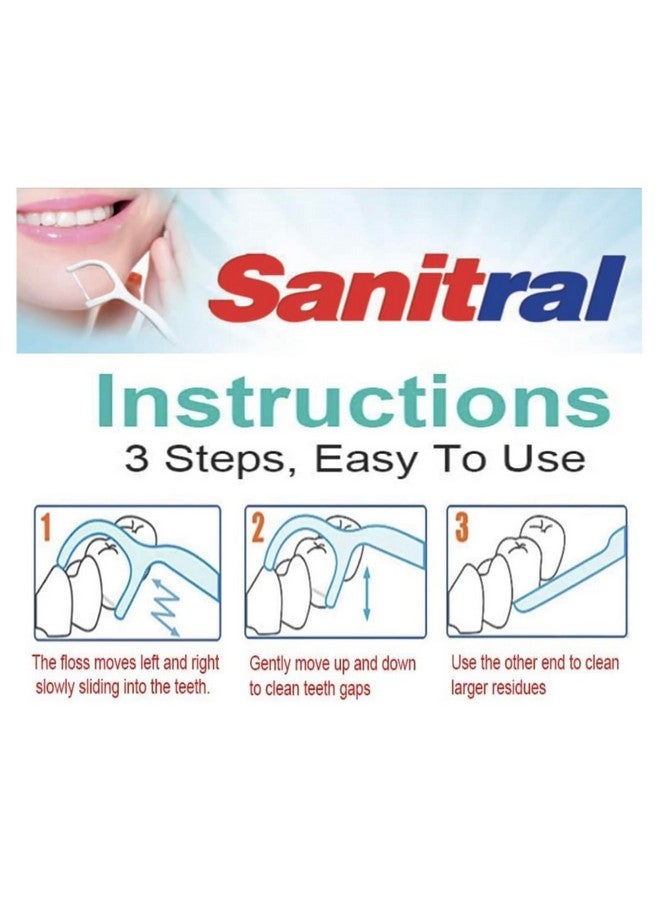 White Glo Extra Strength Whitening Toothpaste Professional Choice 100ml - 2 Packs with Sanitral 50 Pcs Dental Floss Stick Included as a Gift - Image 4