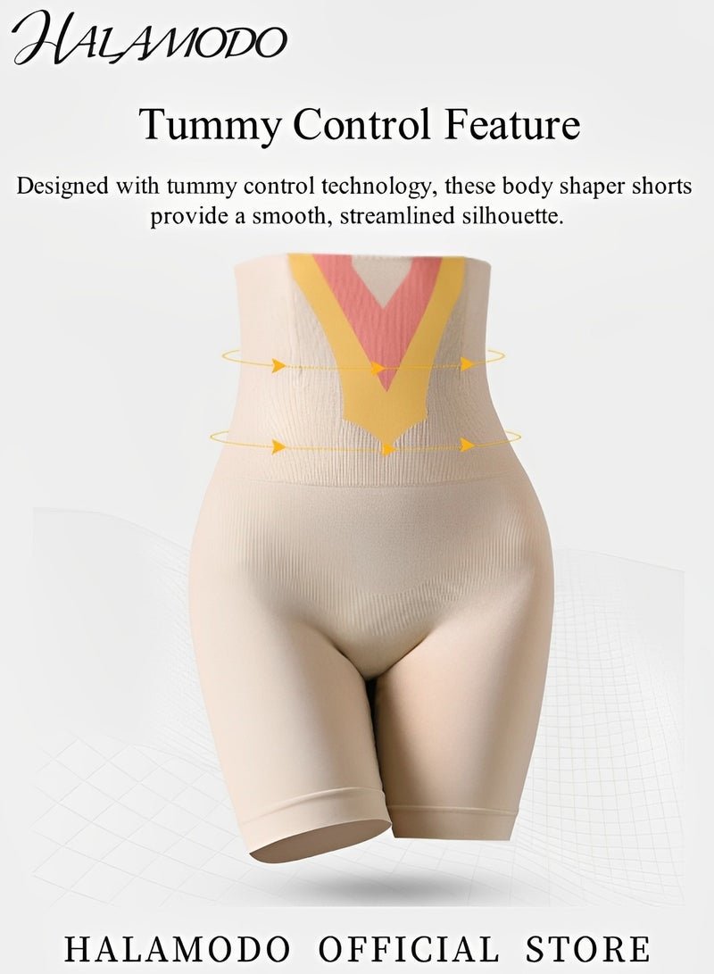 HALAMODO Womens' Shapewear Thigh Slimmer Tummy Control Body Shaper Shorts Lifter Panties High Waist Trainer Bodysuit Panties Underwear  - Image 5