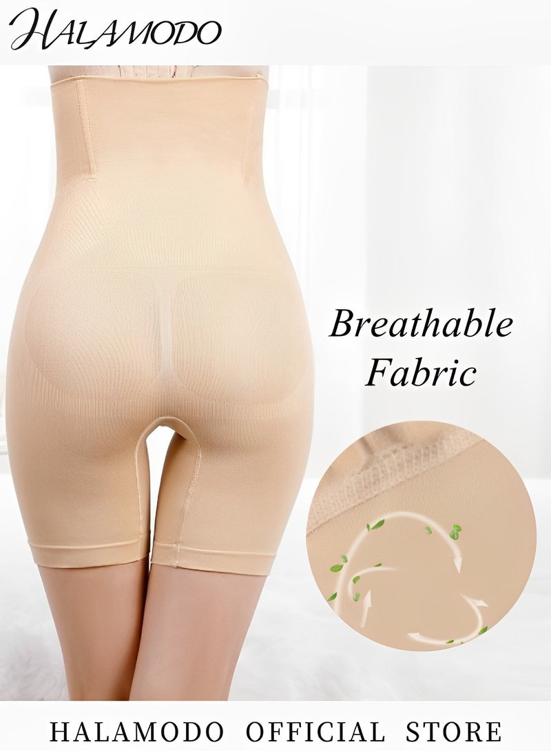 HALAMODO Womens' Shapewear Thigh Slimmer Tummy Control Body Shaper Shorts Lifter Panties High Waist Trainer Bodysuit Panties Underwear  - Image 3