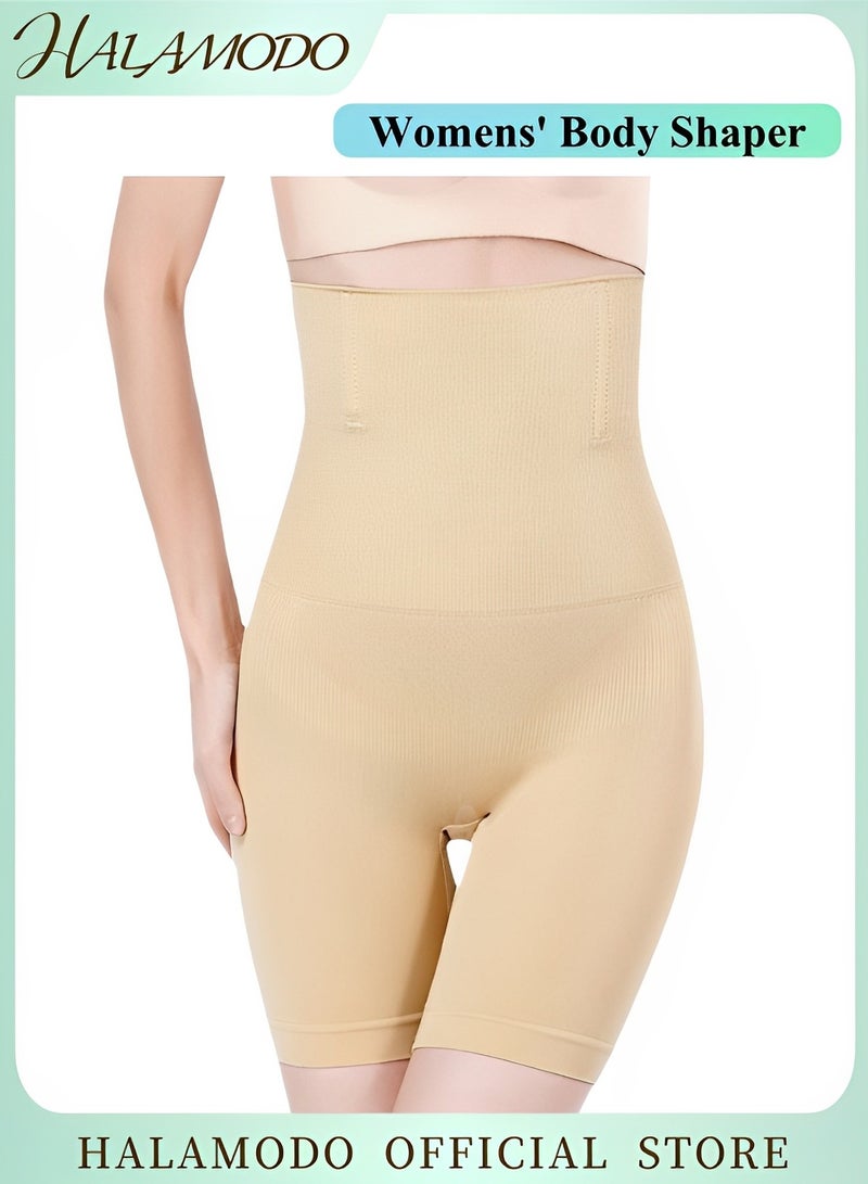 HALAMODO Womens' Shapewear Thigh Slimmer Tummy Control Body Shaper Shorts Lifter Panties High Waist Trainer Bodysuit Panties Underwear  - Image 1