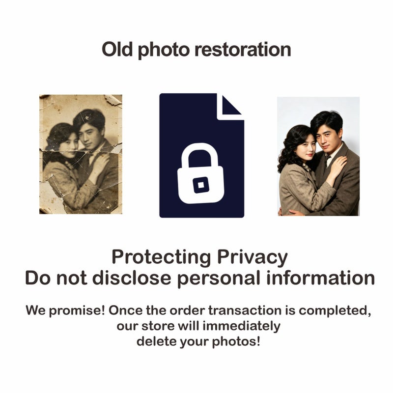 Professional Photo Restoration Repair Service For Old Pictures Frameless Gift 1pcs - Image 3